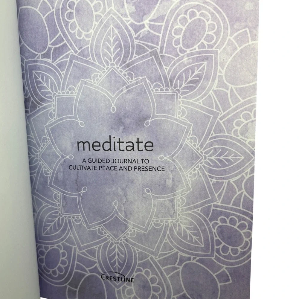 Crestline Meditate A Guided Journal to Cultivate Peace and Presence Hardcover